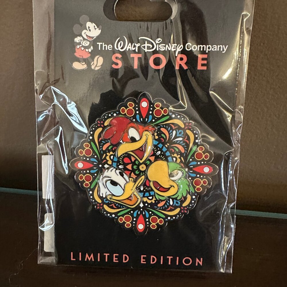 Destination D23 2025 LE300 3 Caballeros Pin - NEW IN PKG